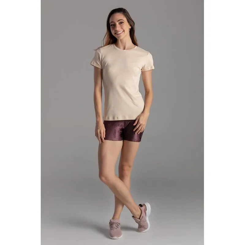 CAMISETA SOFT DAILY FEMININA ACTIVE ADULTO - VANILLA P
