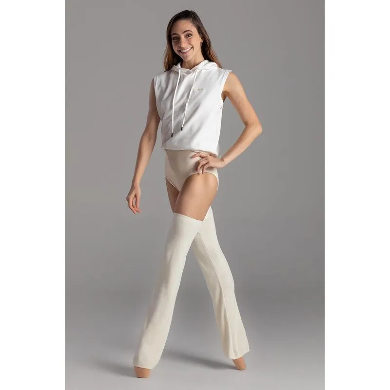 CALCINHA HOT PANTS RIBBED ACTIVE ADULTO - NEUTRAL G