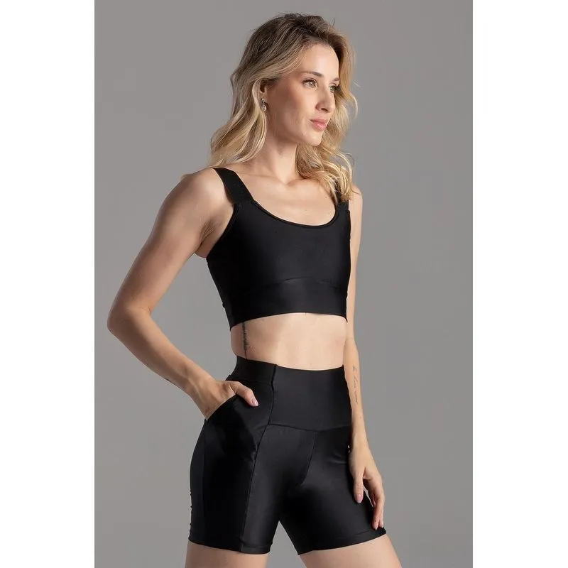 TOP ENERGY ID COM BOJO REMOVÍVEL ACTIVE ADULTO - SD2428 - PRETO P