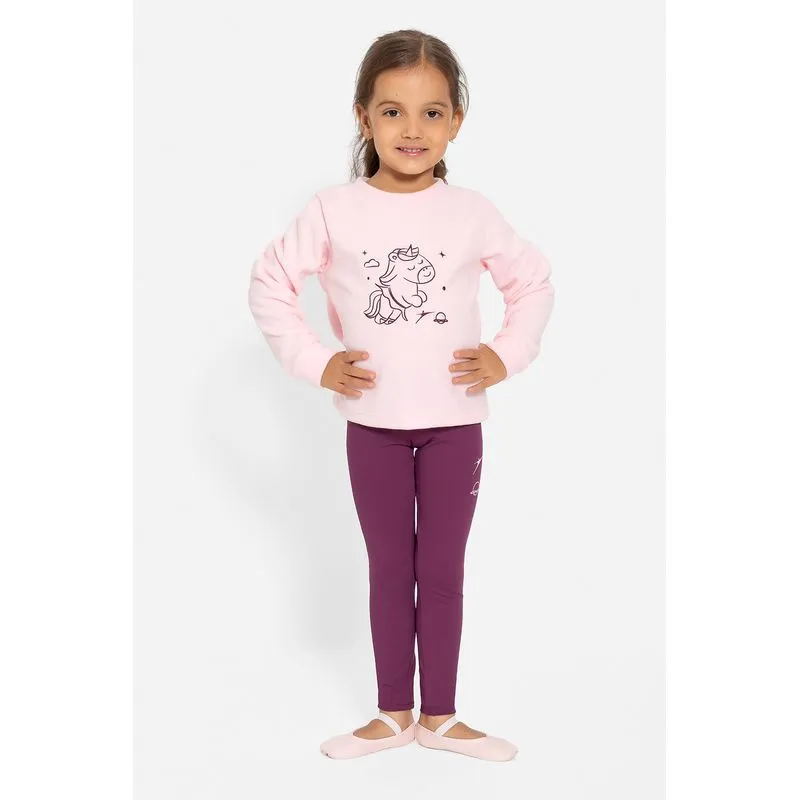 BLUSA MUNDO BAILARINÍSTICO/25 INFANTIL - ROSA GG - G1005
