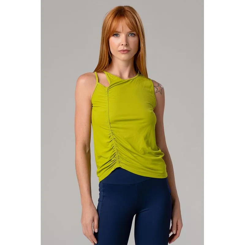 BLUSA BIO DRAPE - VERÃO25/26 - PISTACHE M/M