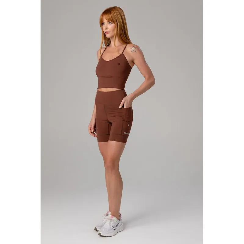 BERMUDA IMPACT RUNNING COM BOLSOS - VERÃO25/26 - CACAU M/M