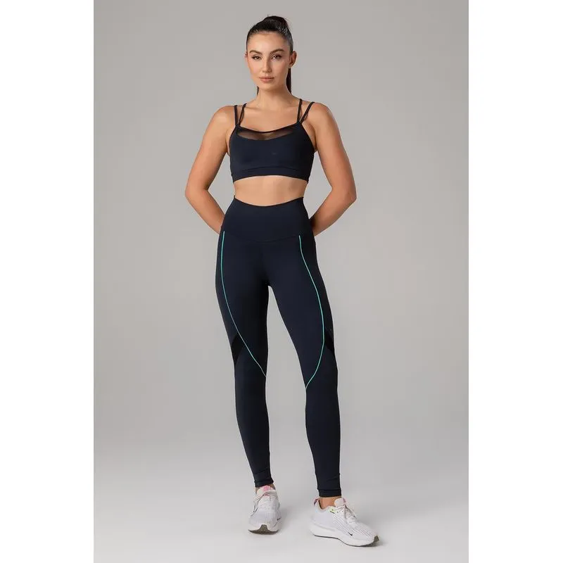 CALÇA LEGGING EMANA AIR DUAL - VERÃO25/26 - PRETO G/L