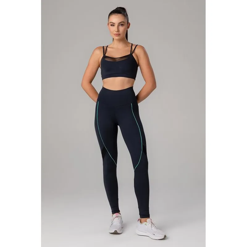 CALÇA LEGGING EMANA AIR DUAL - VERÃO25/26 - PRETO GG/XL