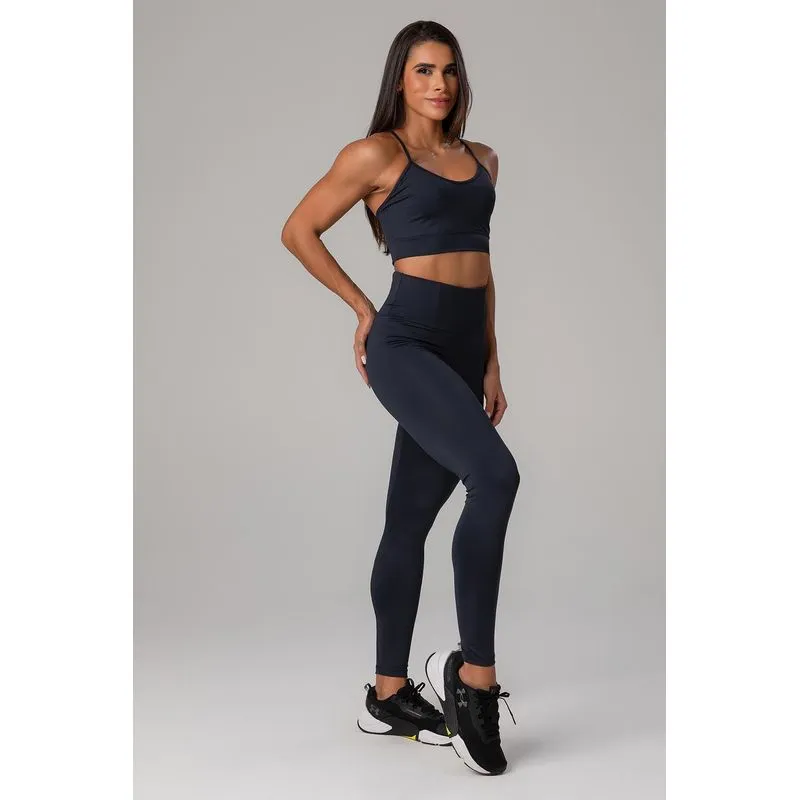 CALÇA LEGGING EMANA BOLSO INTERNO - VERÃO25/26 - PRETO M/M