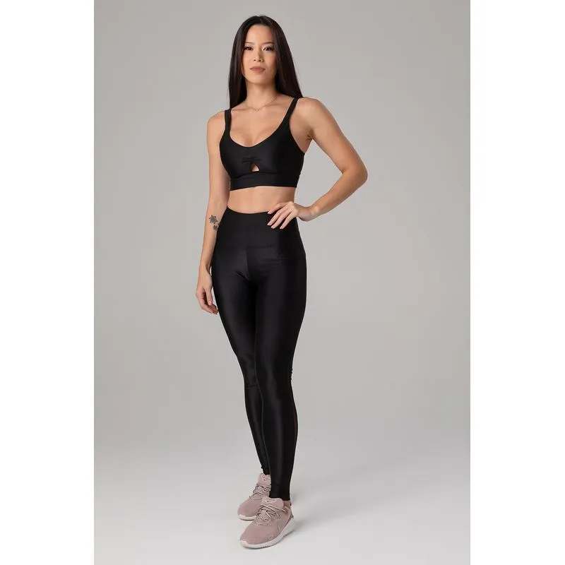 CALÇA LEGGING ENERGY AIR - VERÃO25/26 - PRETO P/S