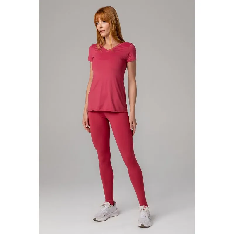 CALÇA LEGGING IMPACT CALCANHAR ABERTO - VERÃO25/26 - AMEIXA P/S