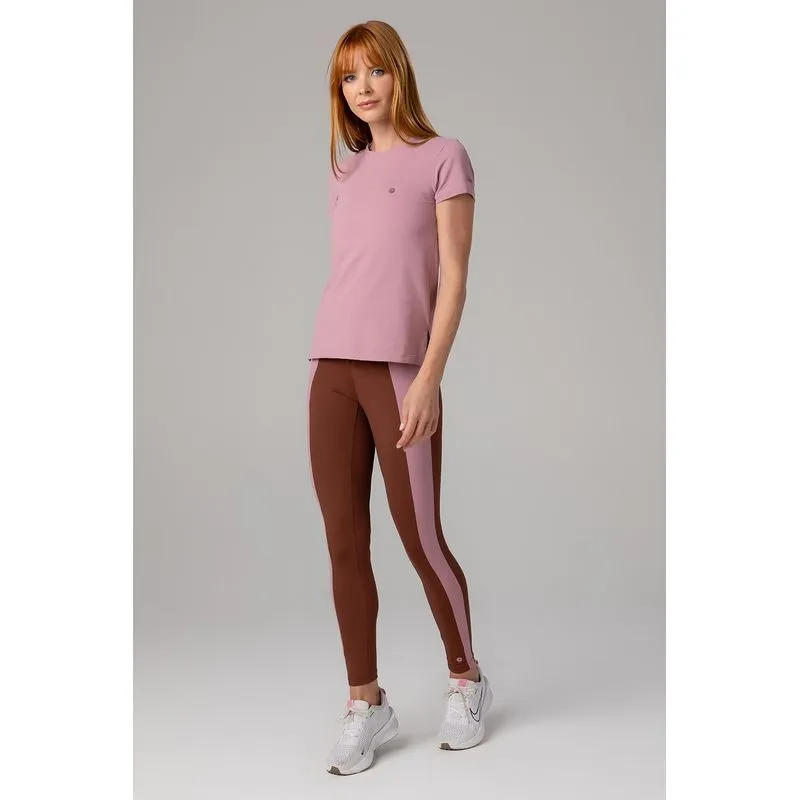 CALÇA LEGGING IMPACT CONTRASTE COM ZÍPER - VERÃO25/26 - CACAU GG/XL