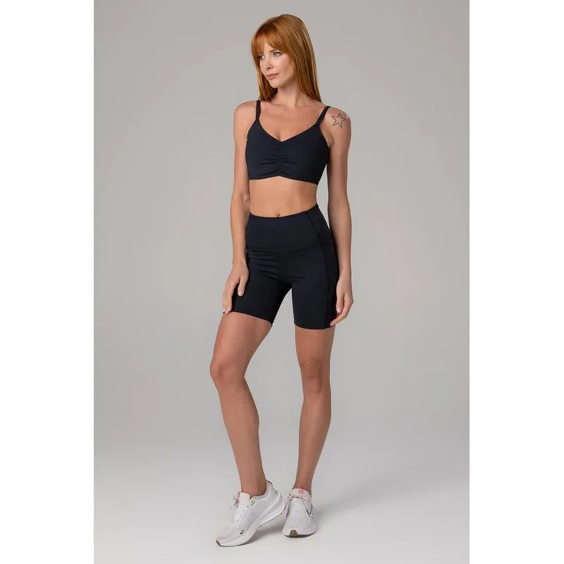 SHORTS FLEX INTERMEDIÁRIO 4 POCKETS - VERÃO25/26 - PRETO GG/XL