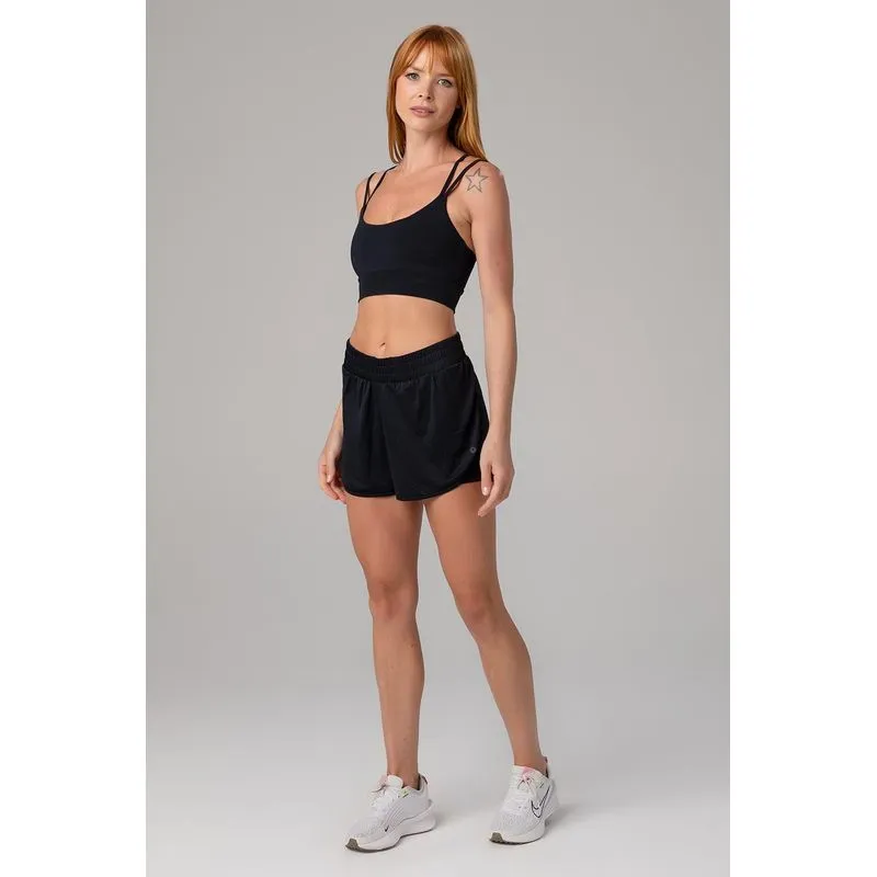 SHORTS-SHORTS AIR COM BOLSO - VERÃO25/26 - PRETO P/S
