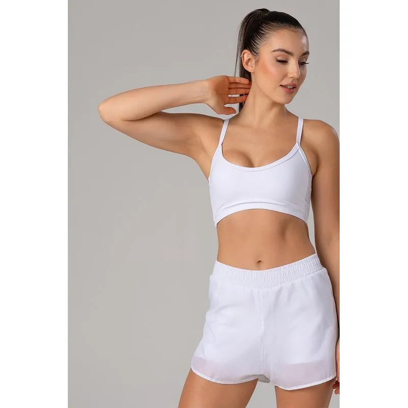TOP EMANA RUNNING BOJO REMOVÍVEL - VERÃO25/26 - BRANCO M/M