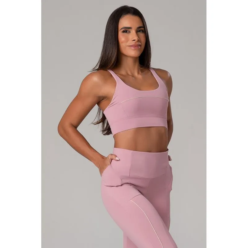 TOP FLEX LINE COM BOJO - VERÃO25/26 - ORQUÍDEA M/M