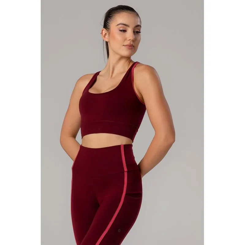 TOP HIGH COMPRESSION LINE COM BOJO - VERÃO25/26 - BORDÔ P/S