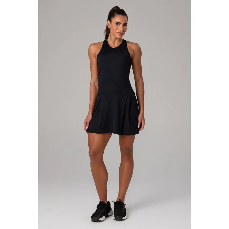 VESTIDO TENNIS ECO DRY - VERÃO25/26 - PRETO GG/XL
