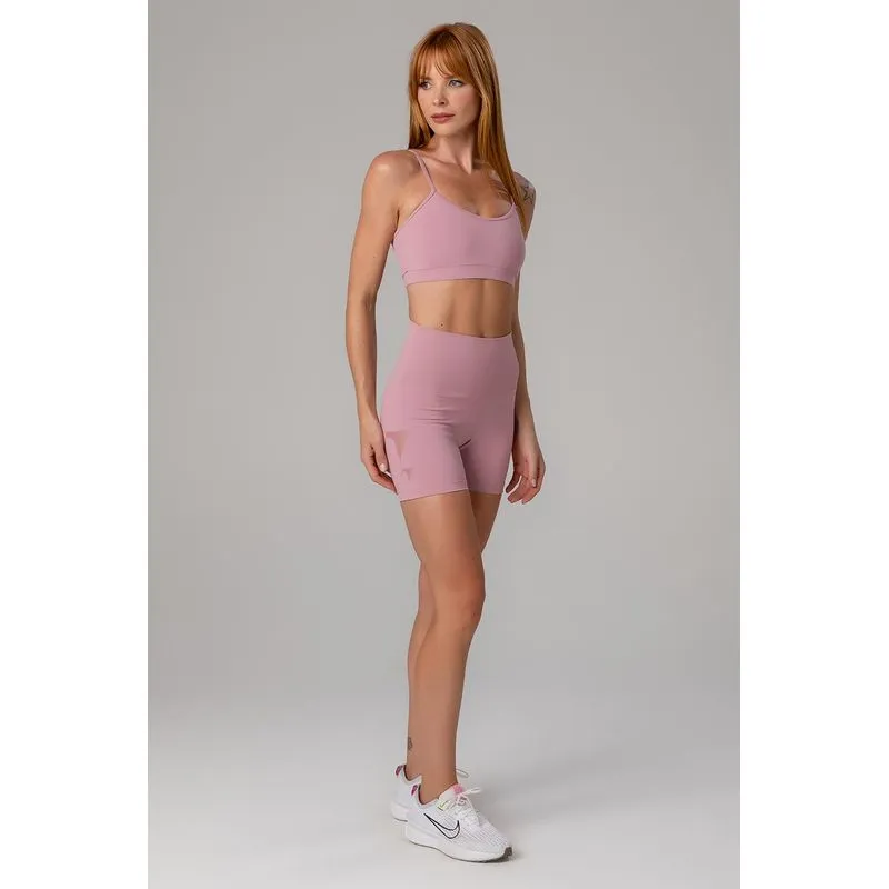 SHORTS FLEX ID - ESSENTIALS 25 - ORQUÍDEA M