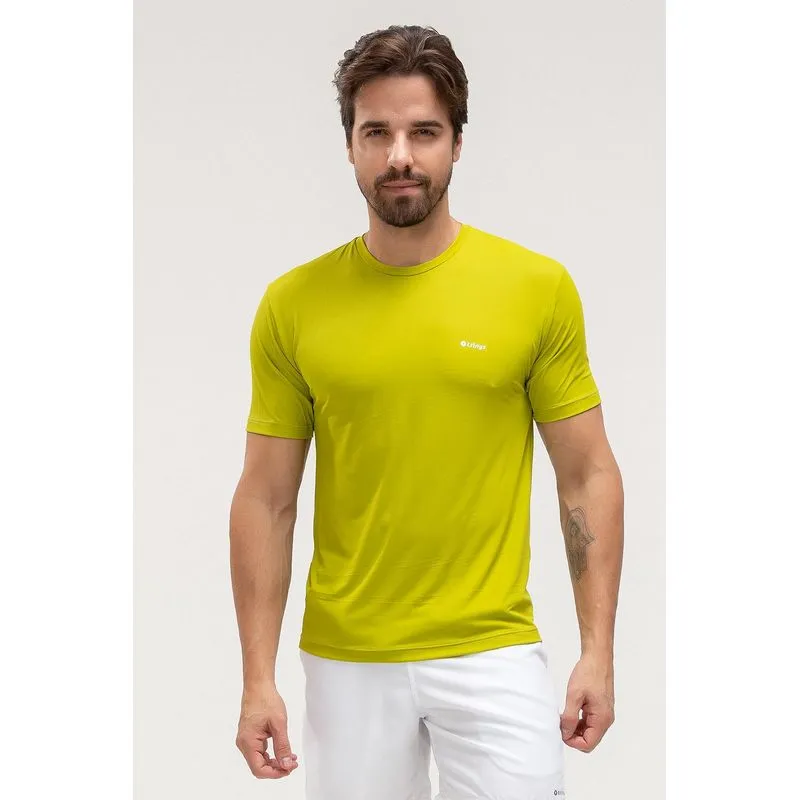 T-SHIRT ECO DRY ID MASCULINA - ESSENTIALS 26 - PISTACHE M/M