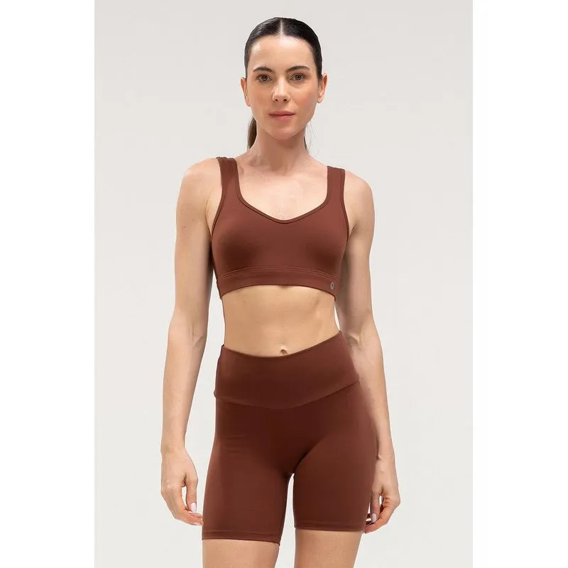 TOP FECHO HIGH COMPRESSION BOJO REMOVÍVEL - ESSENTIALS 26 - CACAU G