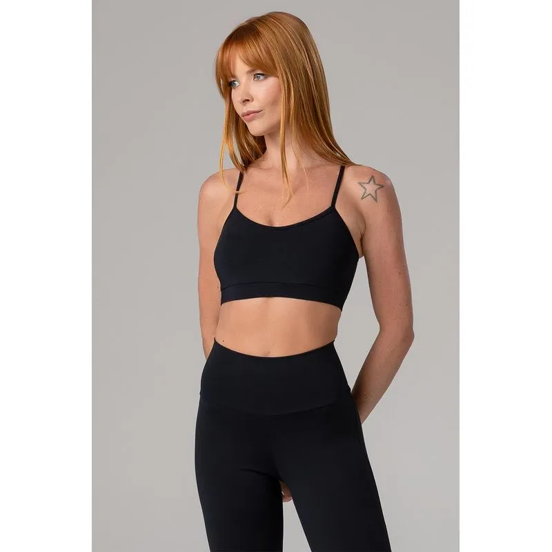 TOP COMFORT FIT IMPACT COM BOJO ADULTO - VERÃO25/26 - PRETO G/L