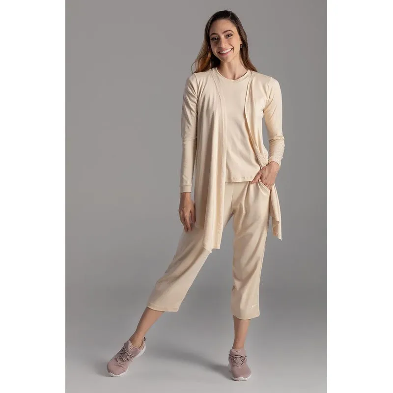 CARDIGAN SOFT FLOW ACTIVE ADULTO - VANILLA GG
