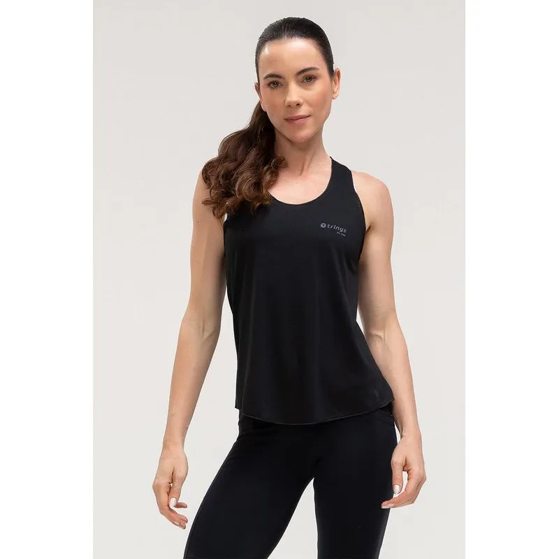 CAMISETA REGATA FLOW - ESSENTIALS 26 - PRETO P