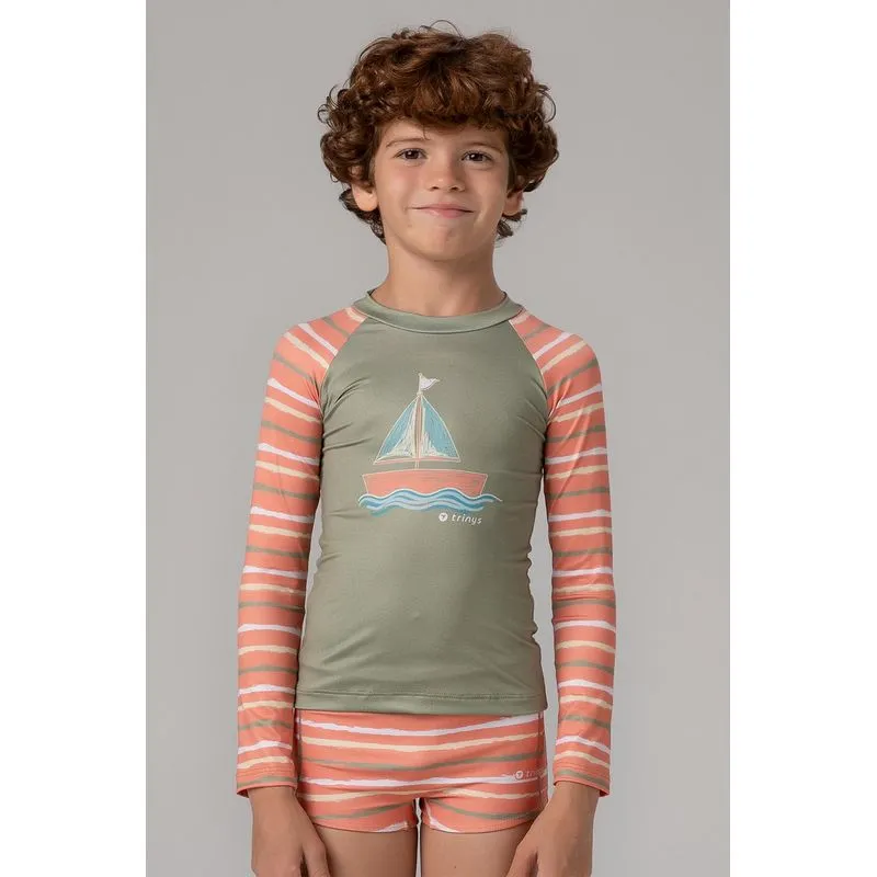 BLUSA MANGA LONGA INFANTIL - SL2567 P/S
