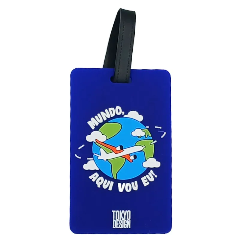 Tag Identificadora de Mala 6,5x10,5cm em Plástico Tokyo Design - LC