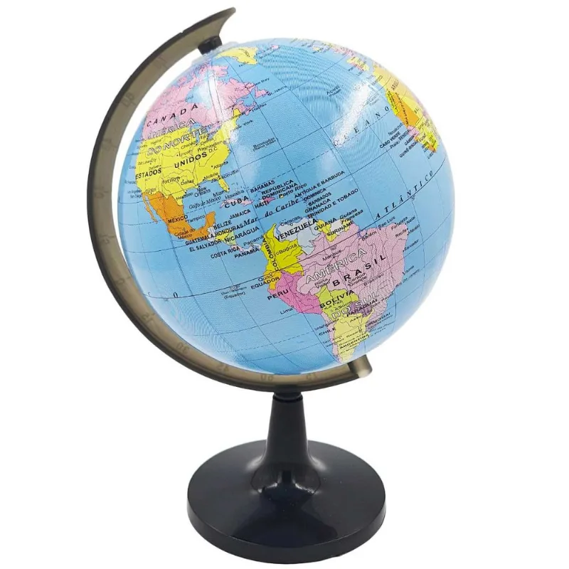 Globo Terrestre Decorativo 14cm em Plástico Tokyo Design - LC