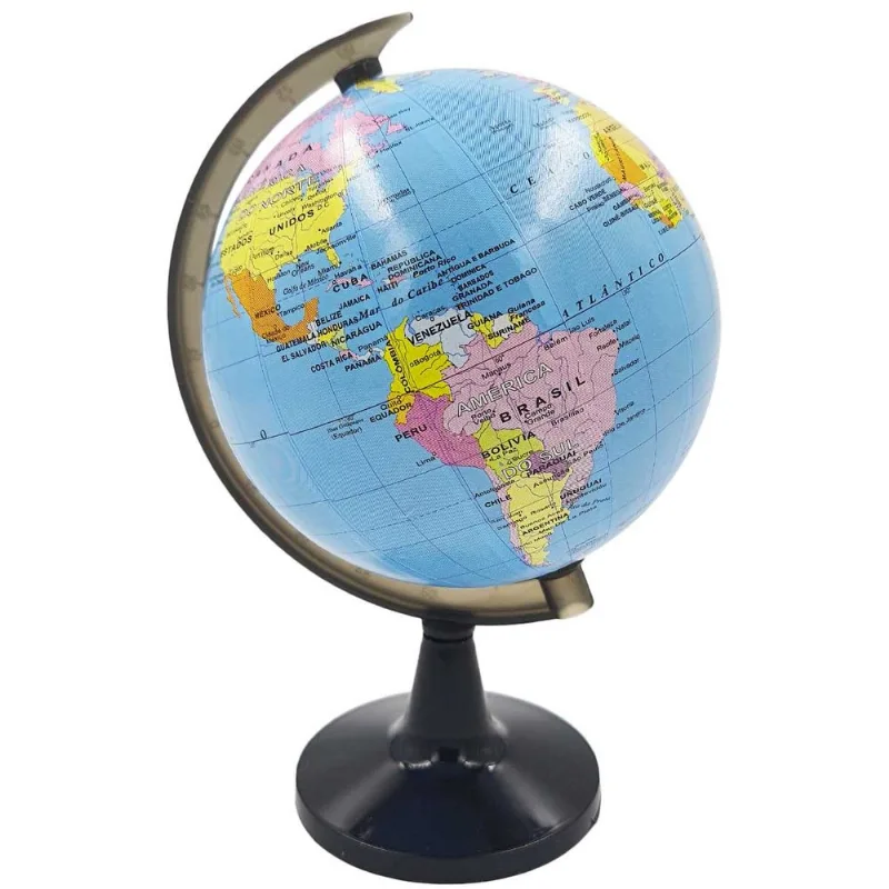 Globo Terrestre Decorativo 10,6cm em Plástico Tokyo Design
