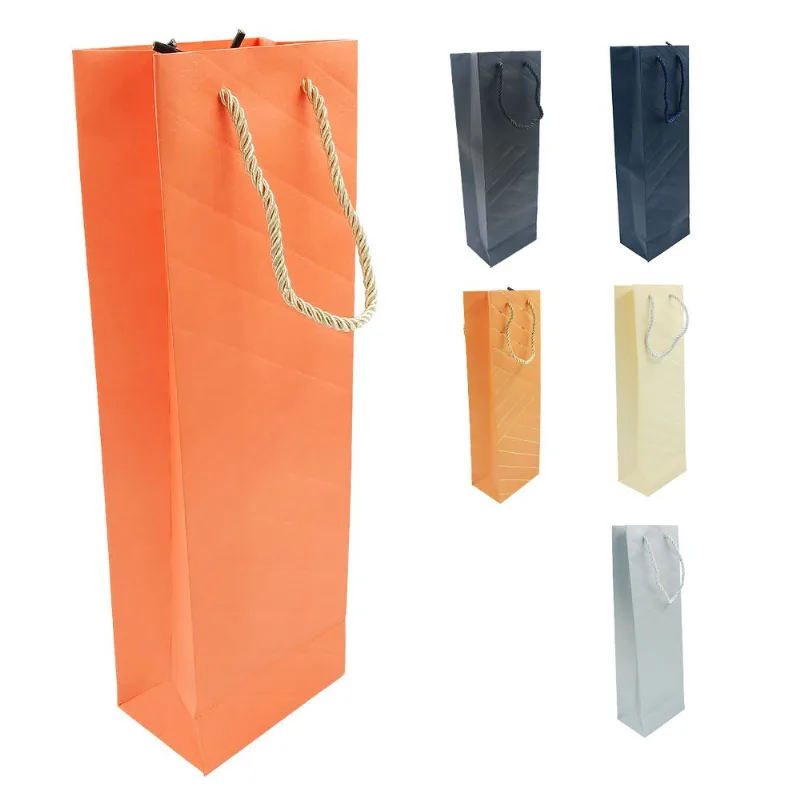 Sacola P/ Vinho Line 12x36cm em Papel Tokyo Design - LC