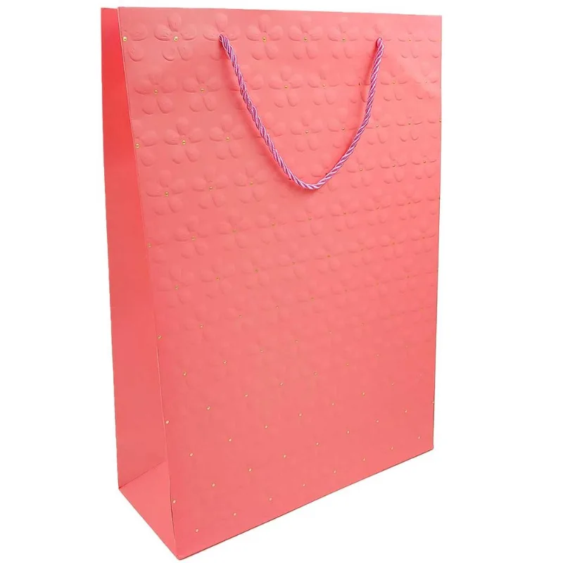 Sacola P/ Presente Flores 30x42cm em Papel Tokyo Design