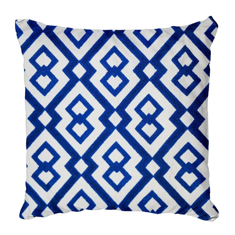 Capa de Almofada Geometrica 43cm Poliéster Multiart-Azul - LC
