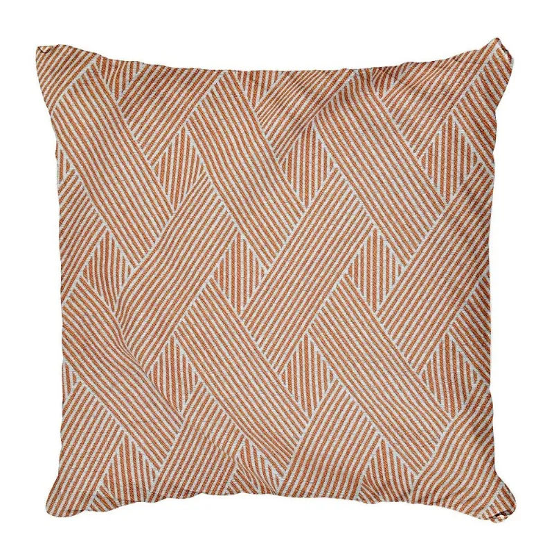 Capa P/ Almofada Listras 43x43cm em Poliéster Tokyo Design-Laranja - LC