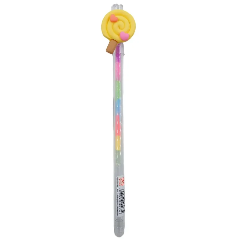 Caneta Esferografica Pirulito 18cm em Plástico Multiart - LC