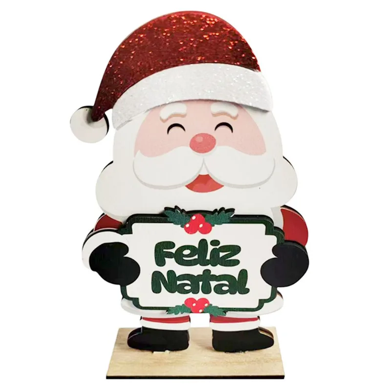 Papai Noel Decorativo 11,5x18cm em MDF Tokyo Design - LC