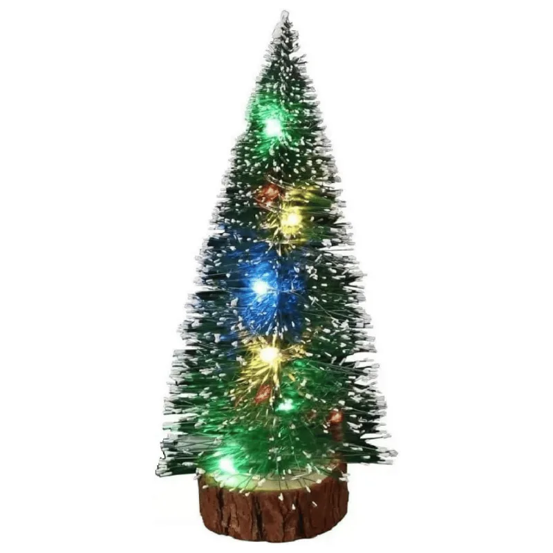 Mini Árvore de Natal Decorativa com 10 LEDs - Multiart Christmas UNICA - LC