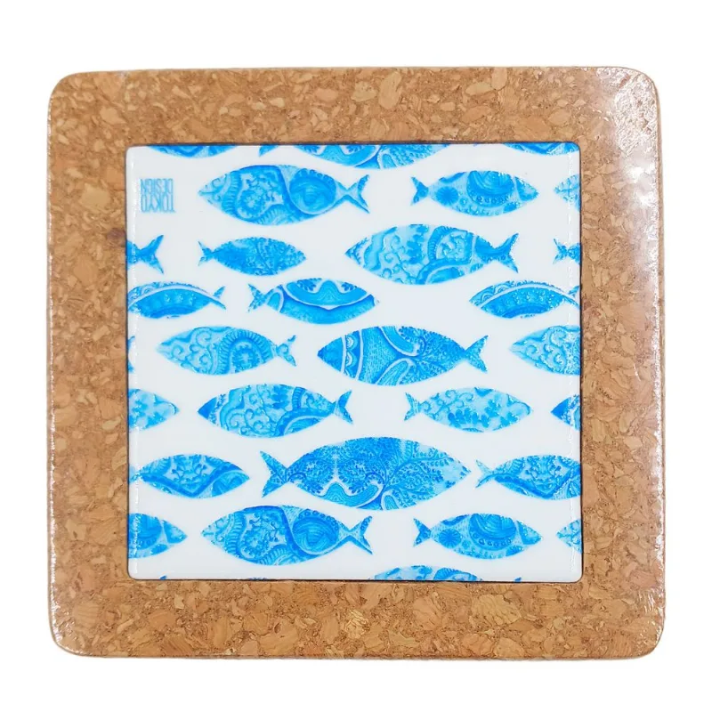 Descanso de Panela 15x15cm em Cerâmica Multiart-Modelo 1 - LC