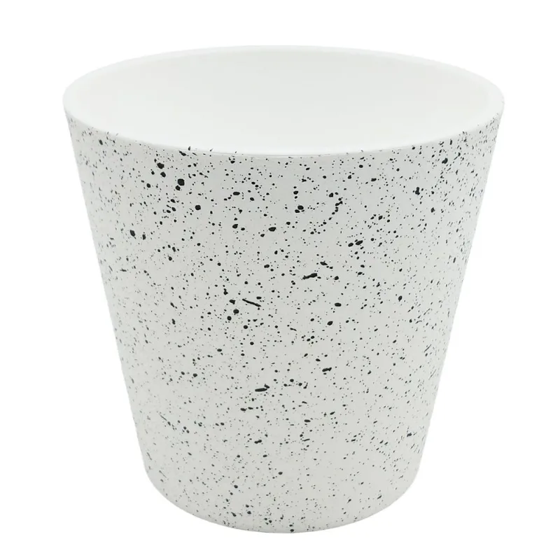 Vaso Decorativo 9cm em Plástico Multiart-Branco - LC
