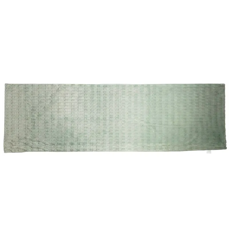 Peseira Manta Decorativo 50x210cm em Poliester Multiart-Verde