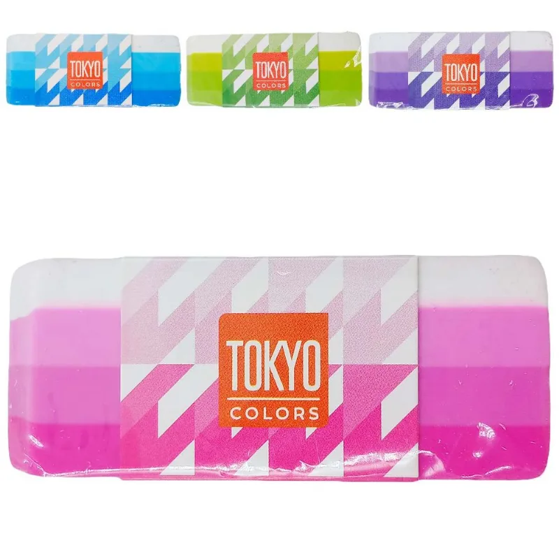 Borracha Escolar Colors 7cm em Borracha Multiart - LC