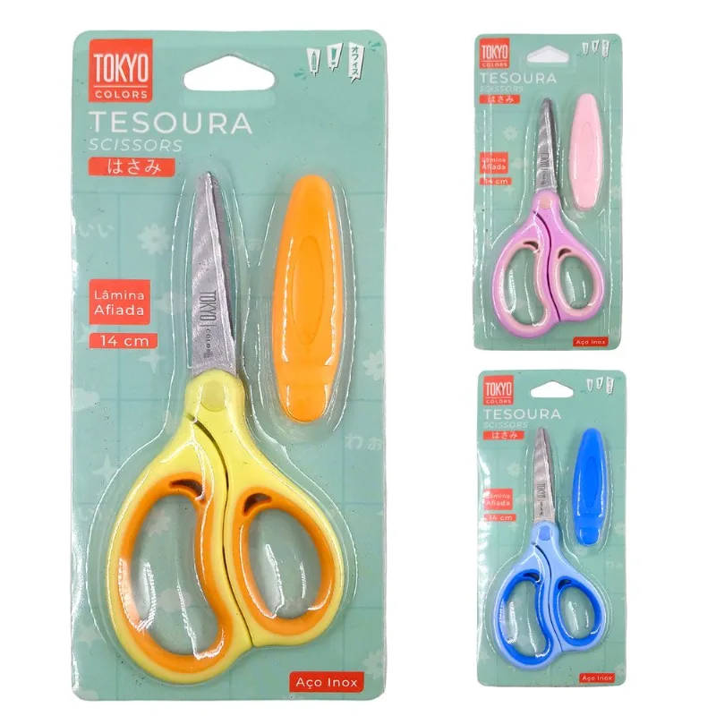 Tesoura Colors Multiuso 14cm Multiart - LC
