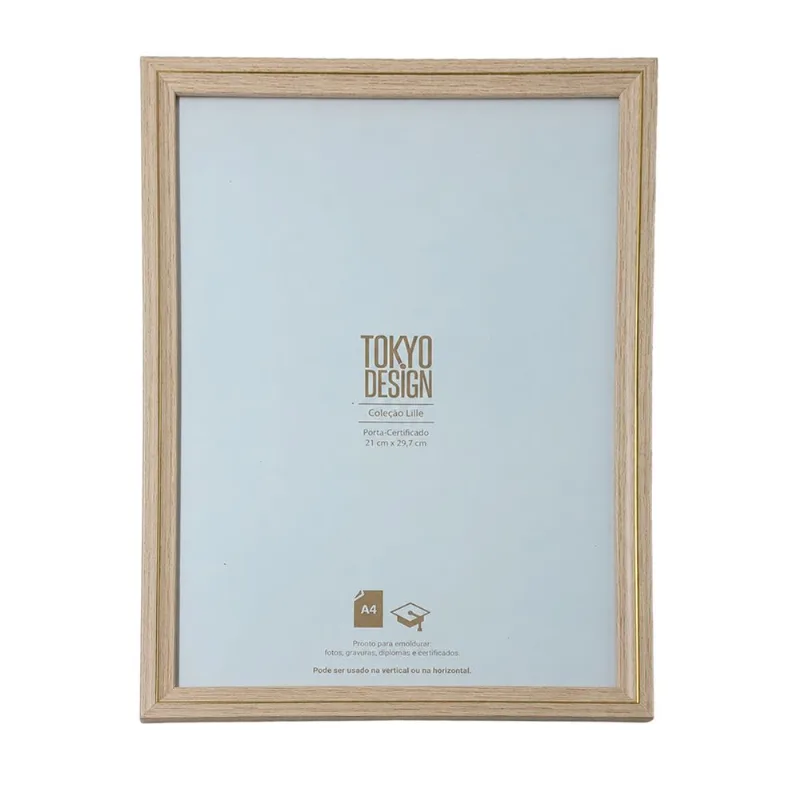Porta Certificado Decorativo A4 em MDF Multiart - LC