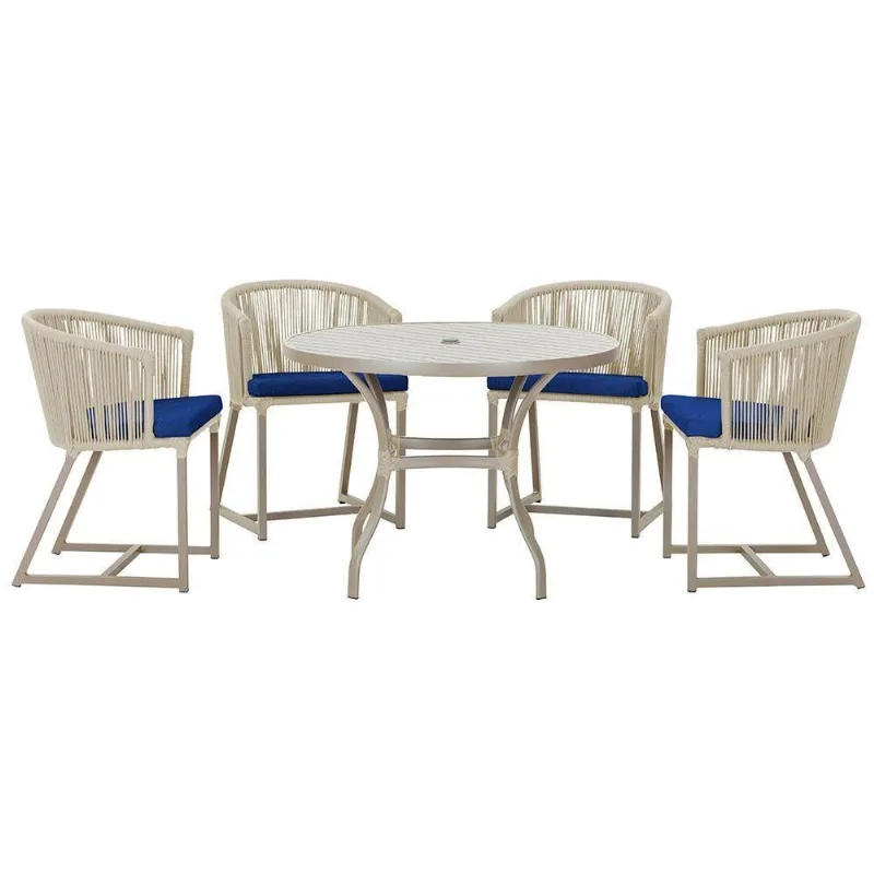 Mesa Com 4 Cadeiras E Noronha Estofado 10 Trama Original Rami