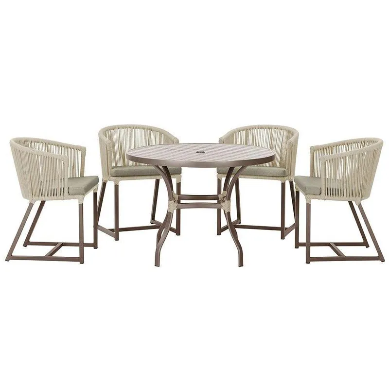 Mesa Com 4 Cadeiras E Noronha Estofado 8 Trama Original Rami