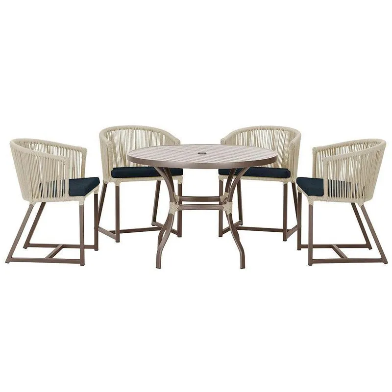 Mesa Com 4 Cadeiras E Noronha Estofado 12 Trama Original Rami