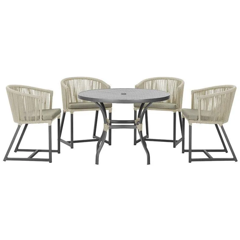 Mesa Com 4 Cadeiras E Noronha Estofado 8 Trama Original Rami