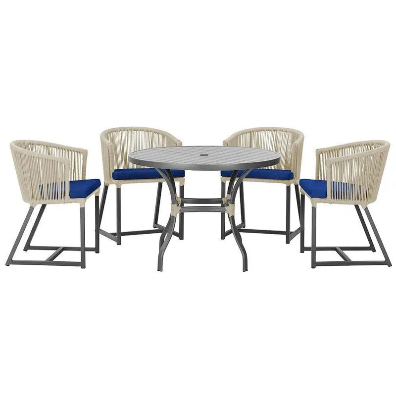 Mesa Com 4 Cadeiras E Noronha Estofado 10 Trama Original Rami