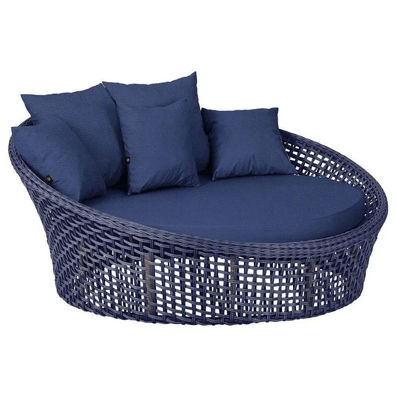 Chaise Hungria Pintura Fendi Corda Náutica E10 Trama Azul