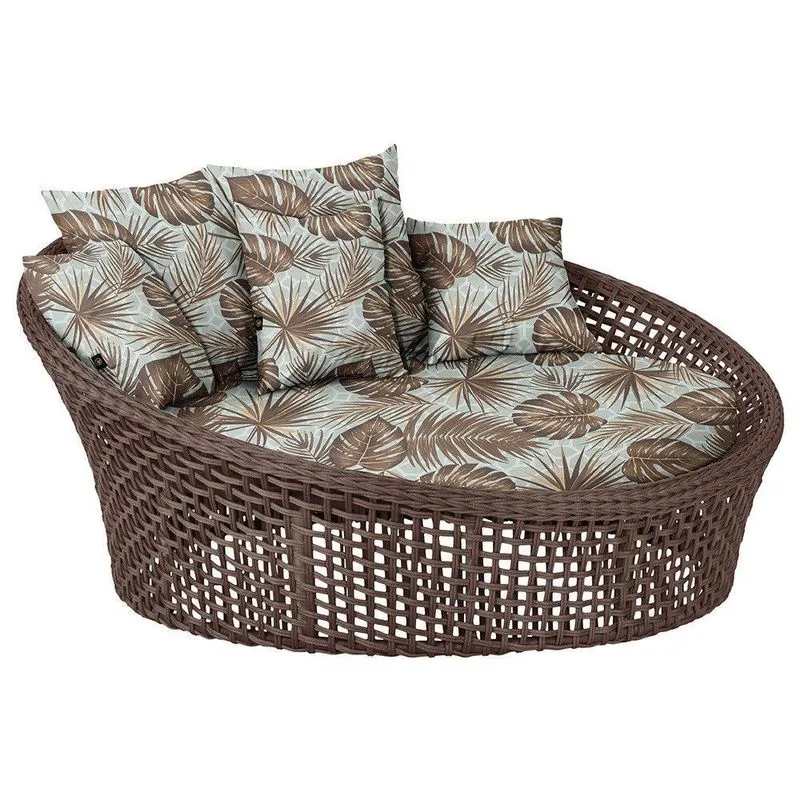 Chaise Hungria Pintura Fendi Corda Náutica E6 Trama Original Marrom