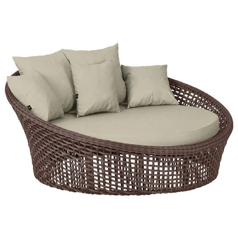 Chaise Hungria Pintura Marrom Corda Náutica E7 Trama Marrom