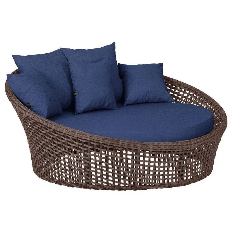 Chaise Hungria Pintura Preta Corda Náutica E10 Trama Marrom